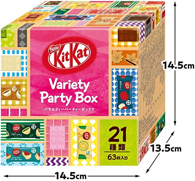 Kit Kat Party Box - 21 flavors - 63 pieces [2022]