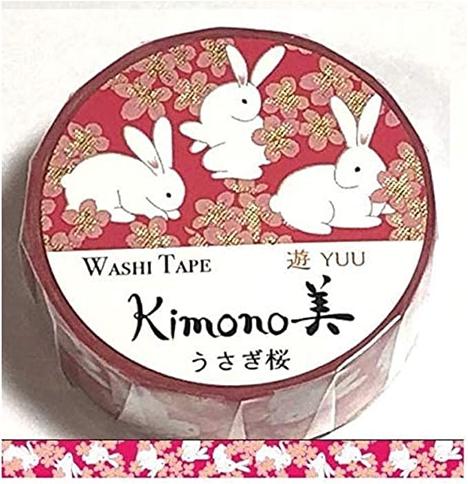 Bunny Sakura Masking Tape
