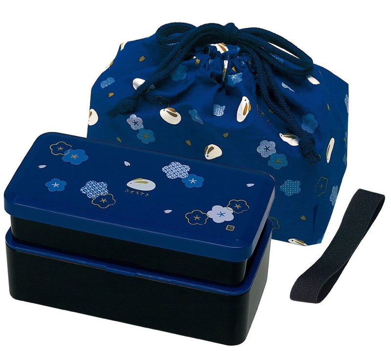 Lucky Rabbit Bento Lunch Box with Drawstring Bag