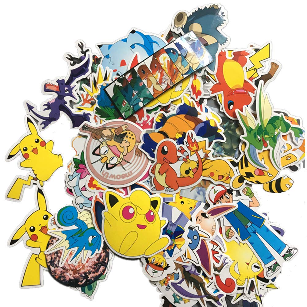 50 Stickers de Pokemon - El Mundo de Eli