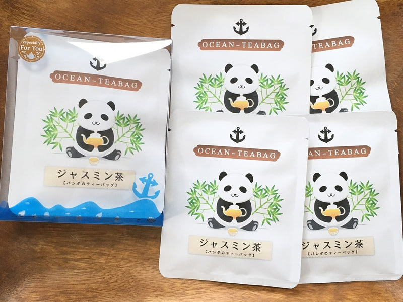 Panda Jasmine Tea by Ocean Tea Bag