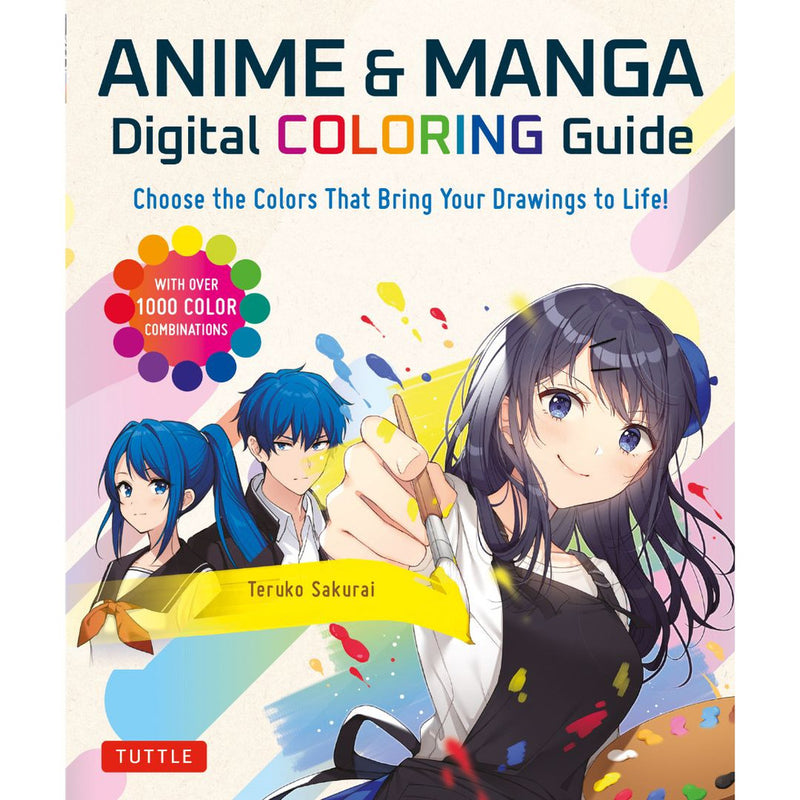 Anime and Manga - Digital Coloring Guide
