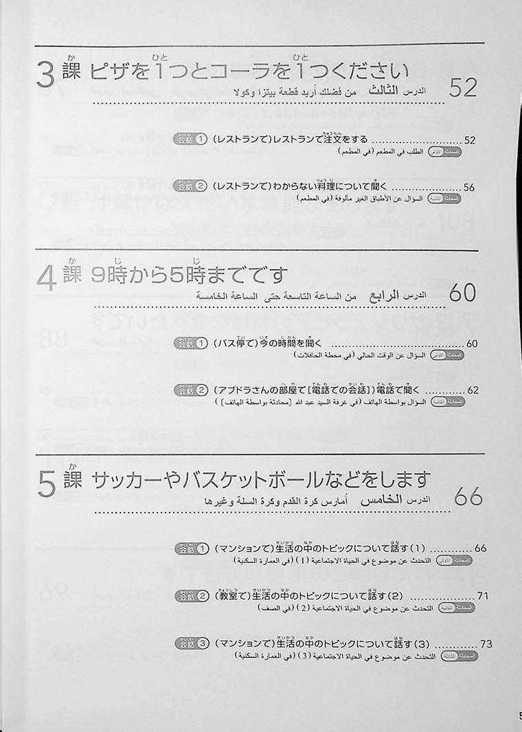 A Beginners Guide to Japanese for Arabic Speakers Back Cover Page 5