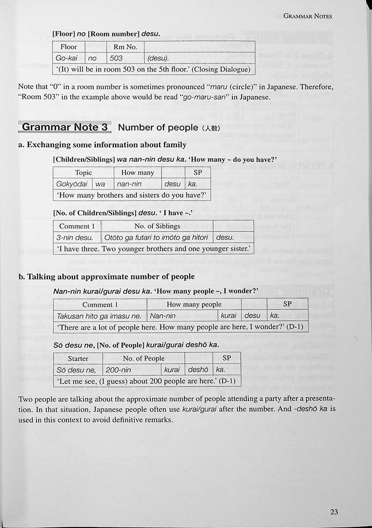 Basic Japanese for Expats Book 1 Page 23