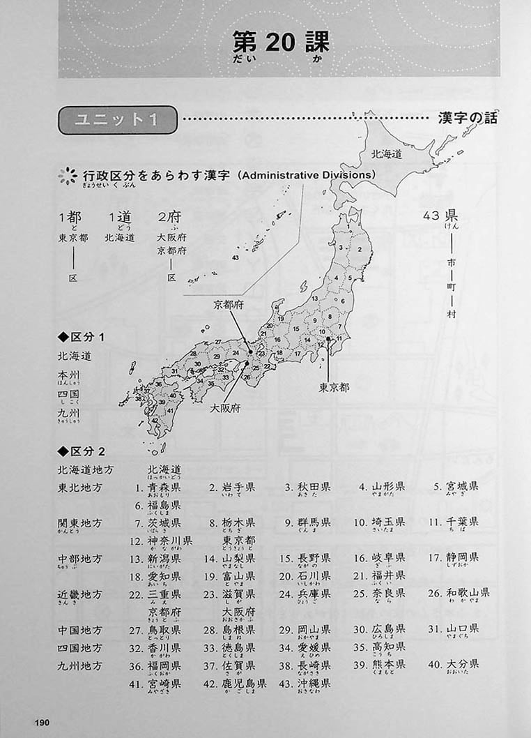 Basic Kanji Book 500 Volume 1 Page 190