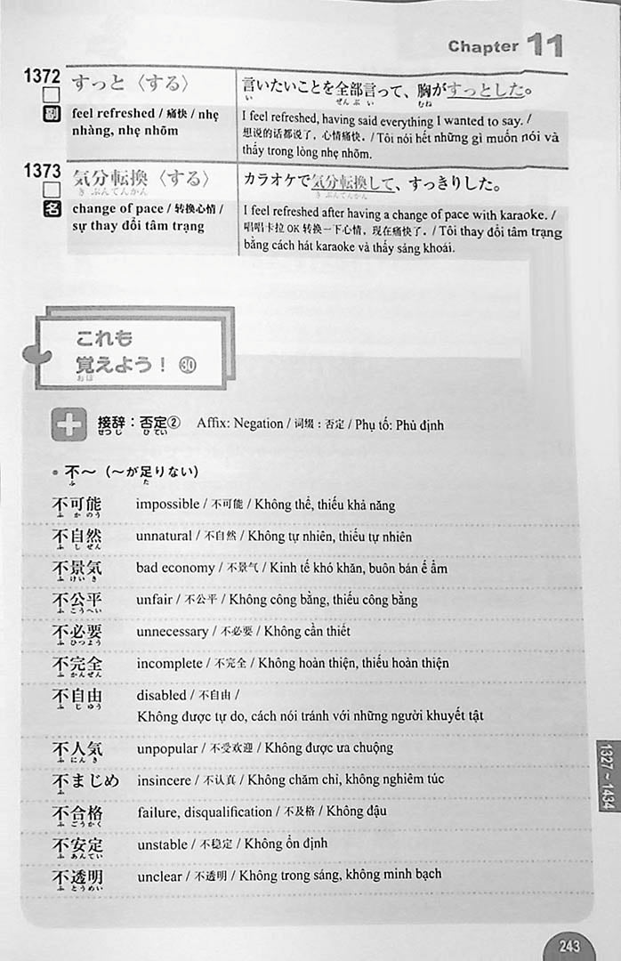 Essential Vocabulary 2500 JLPT N2 Page 243