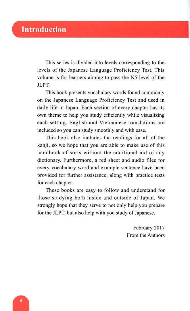 Essential Vocabulary 1000 Nihongo So Matome N5 Page 4