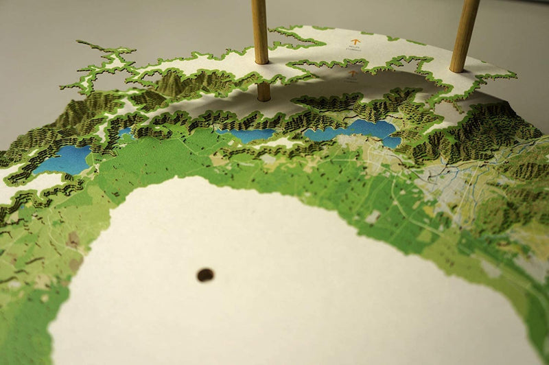 Fuji Mountain Papercraft 3D Model