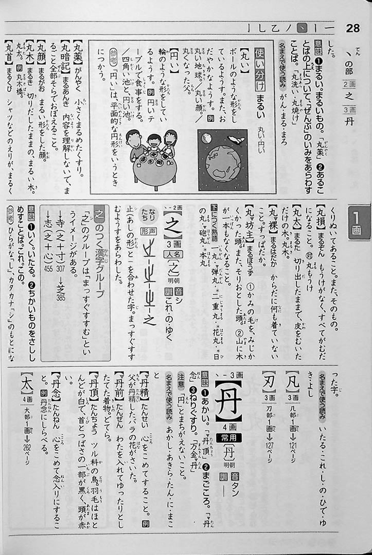 Shin Rainbow: Kanji Dictionary for Elementary School Page 28