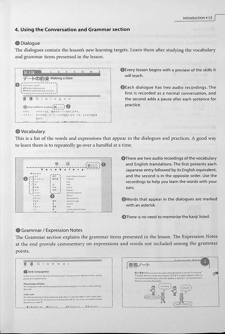 Genki 1: An Integrated Course in Elementary Japanese Third Edition Page 15