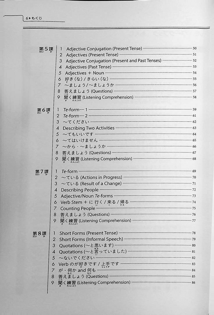 Genki I: An Integrated Course in Elementary Japanese Workbook - 3rd Edition Workbook Page 6