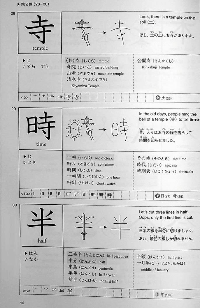 Genki Look and Learn Textbook Page 12
