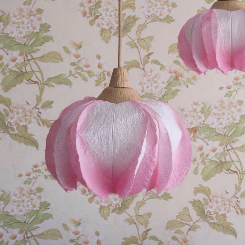 Hanging Sakura Cherry Blossom Flower Lanterns by Sachie Muramatsu