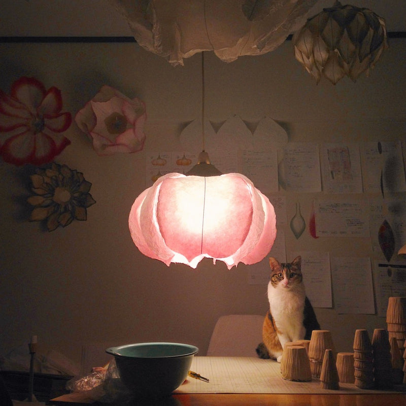 Hanging Sakura Cherry Blossom Flower Lanterns by Sachie Muramatsu