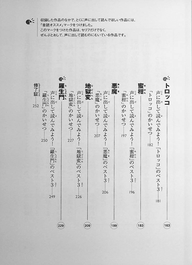 Ikki Ni Yomeru Akutagawa Page Contents