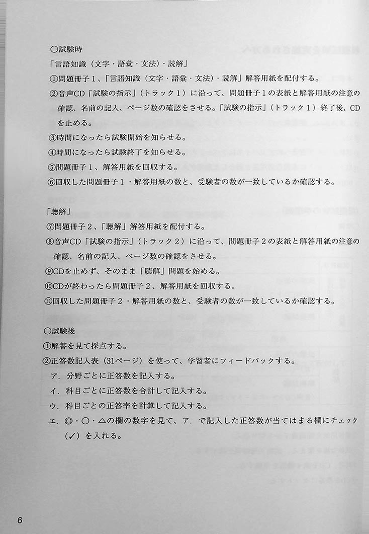 Japanese Language Proficiency Test N2 Mock Test Volume 3 Page 6