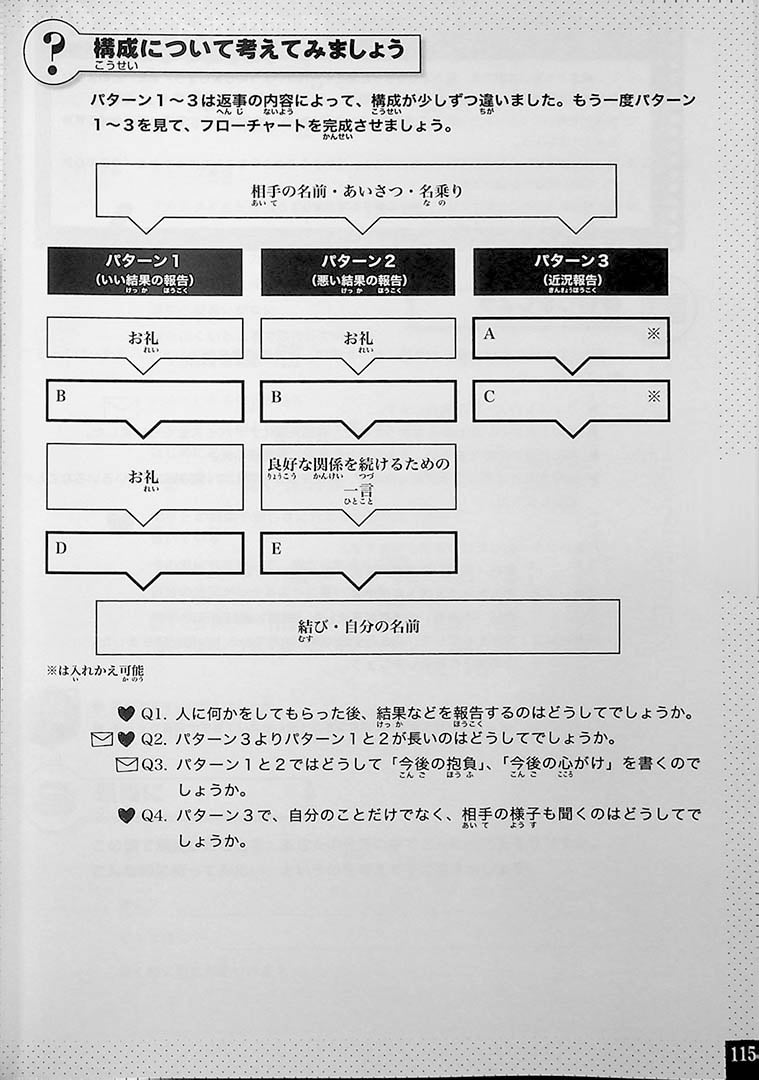 Japanese Writing for Higher Proficiency Page 115