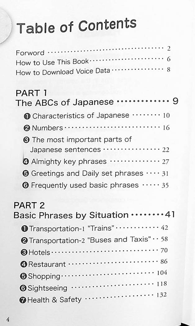 Japanese for Travelers Made Easy Page 4