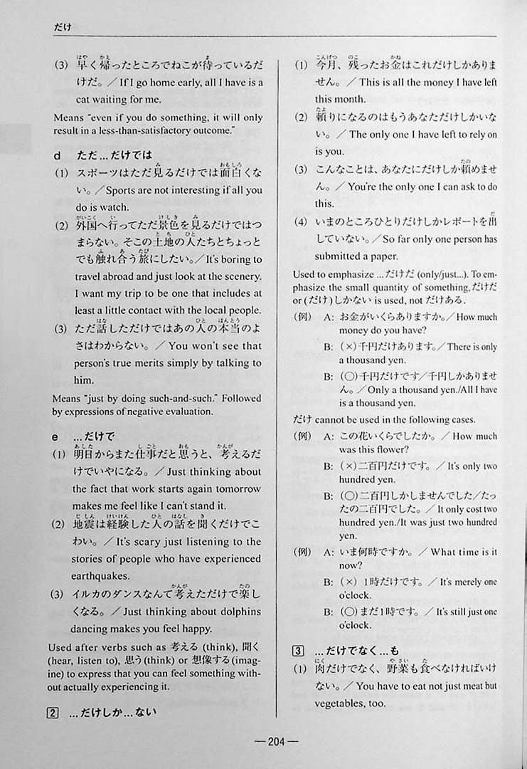 A Handbook of Japanese Grammar Patterns for Teachers and Learners Page  204