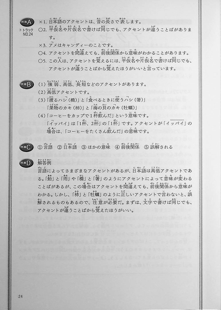 Academic Japanese for International Students: Listening Comprehension Page 24