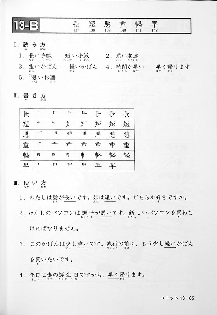 Minna No Nihongo Shokyu 1 Kanji English Page 85