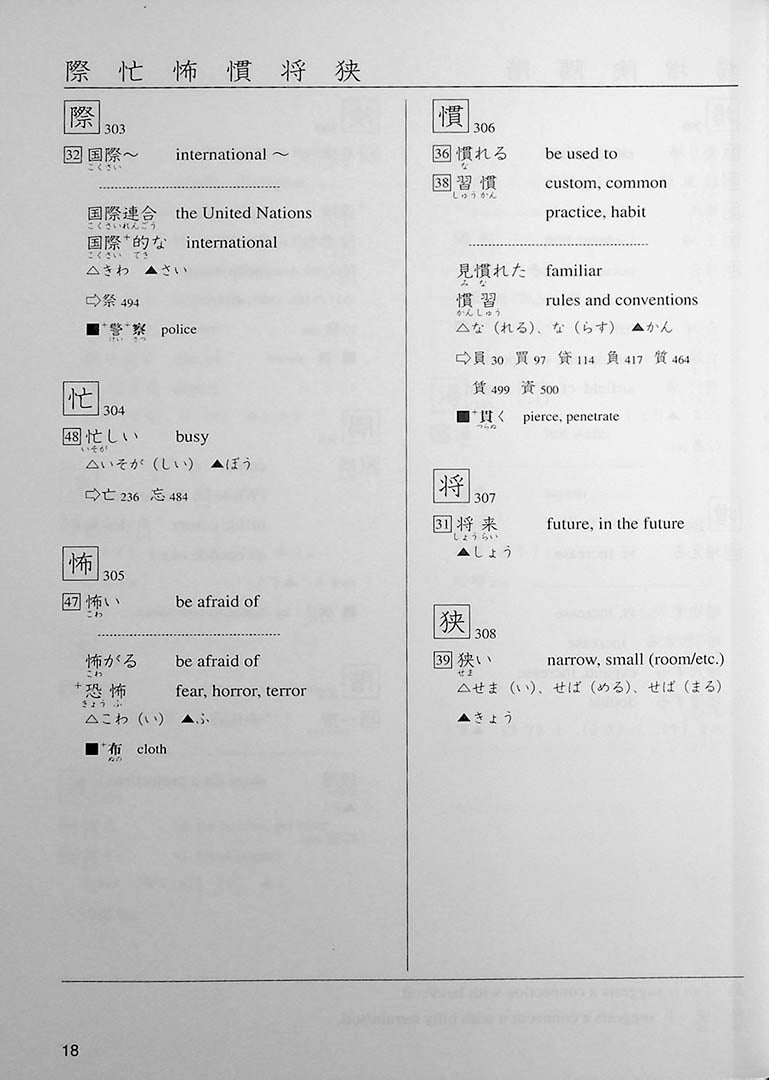Minna no Nihongo Shokyu 2 Kanji Page 18