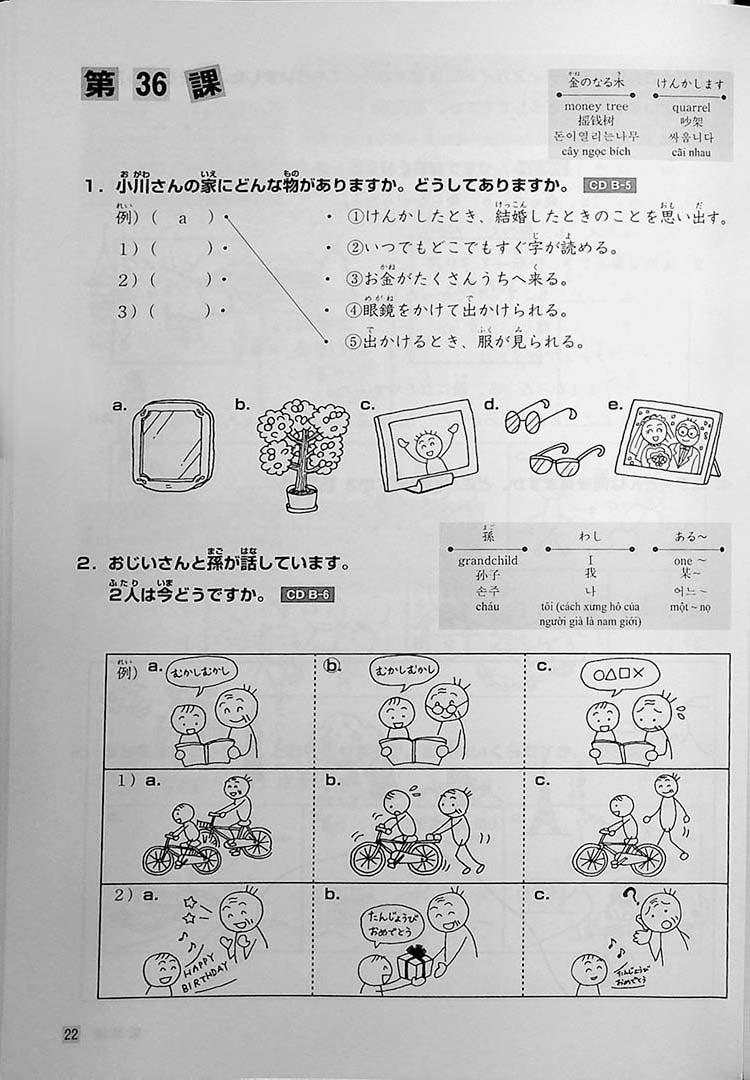 Minna No Nihongo Shokyu Listening Tasks 25 Page 22