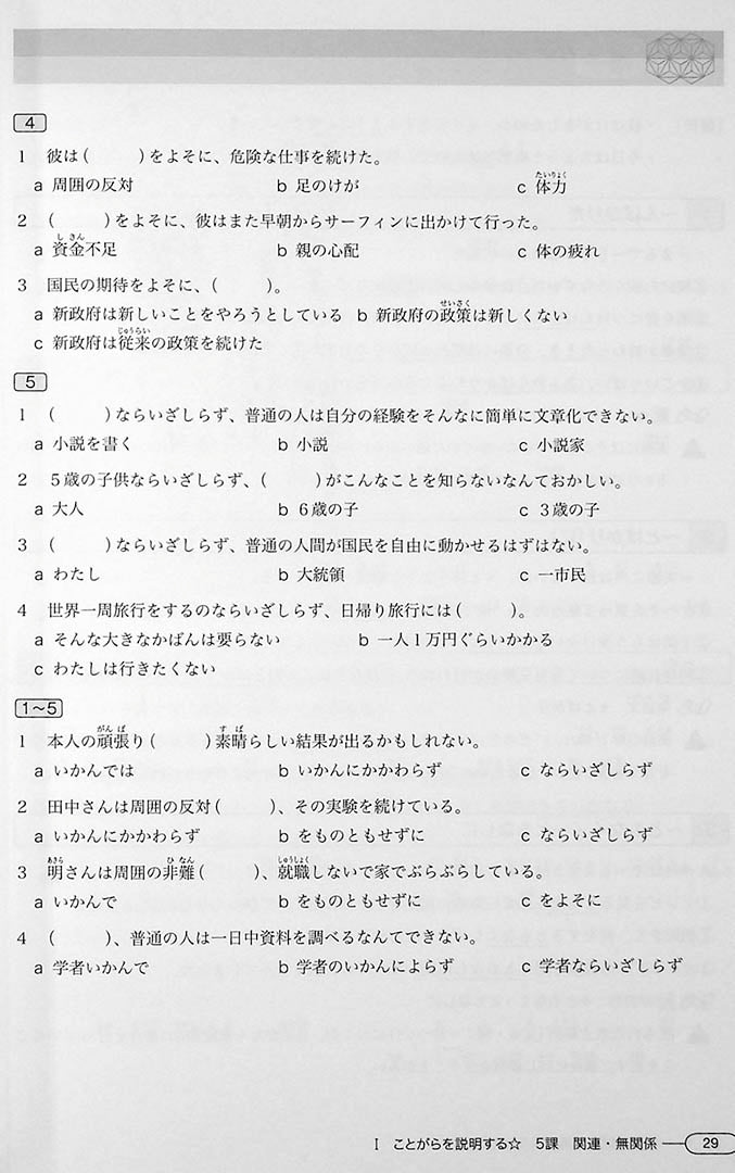New Kanzen Master JLPT N1 Grammar Page 29
