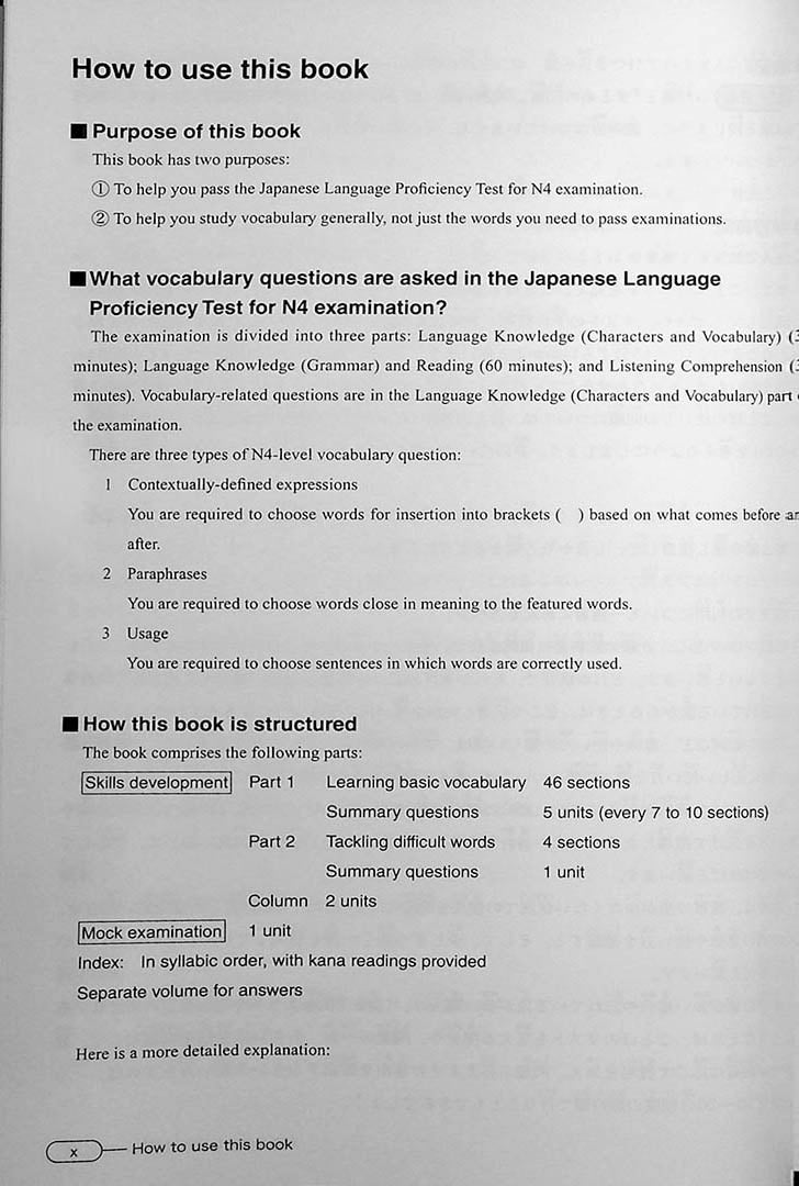 New Kanzen Master JLPT N4: Vocabulary Page 10
