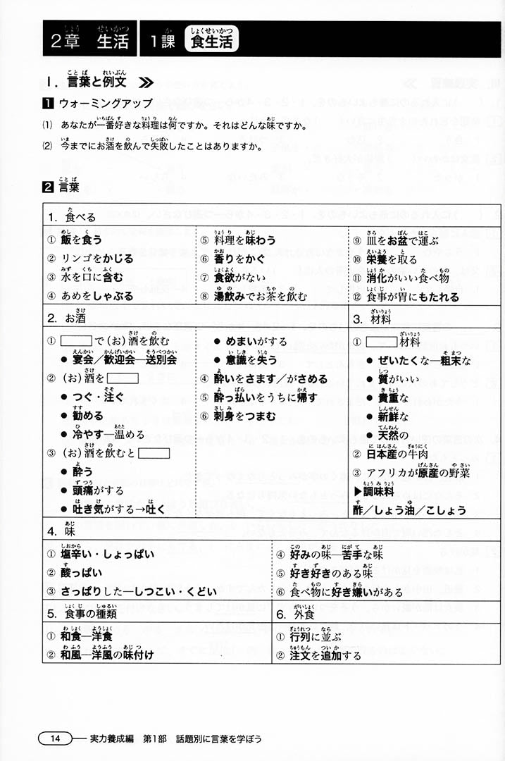 New Kanzen Master N2 Vocabulary Page 14