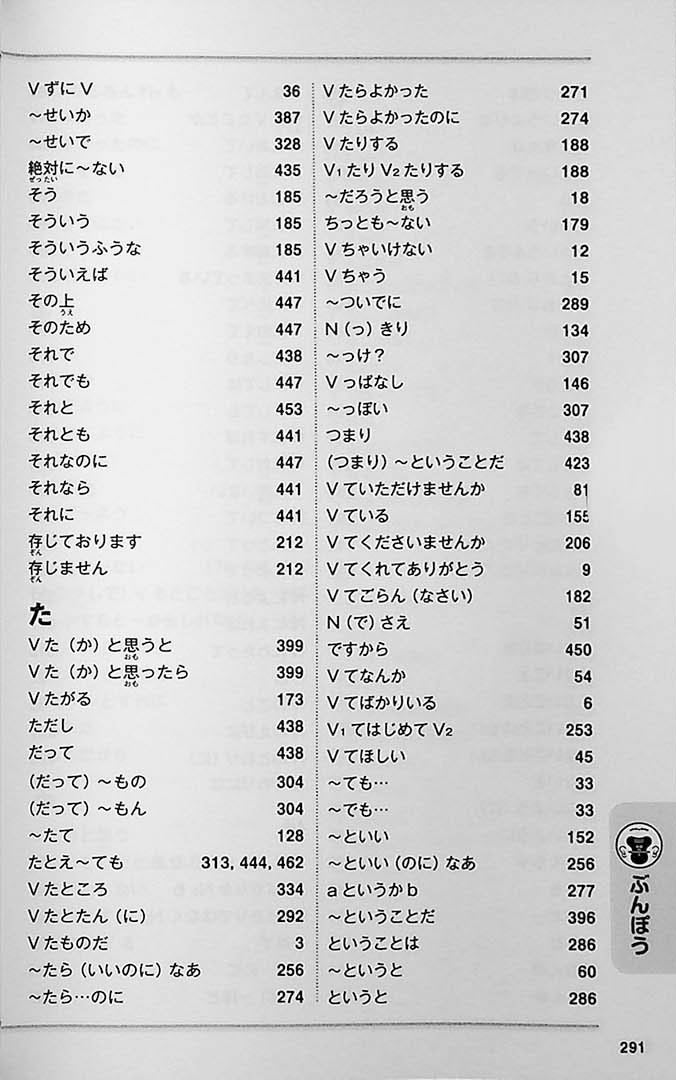 Shin Nihongo 500 Mon JLPT N3 Page 291