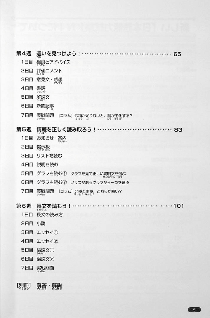 Nihongo So Matome JLPT N1 Reading Page 5