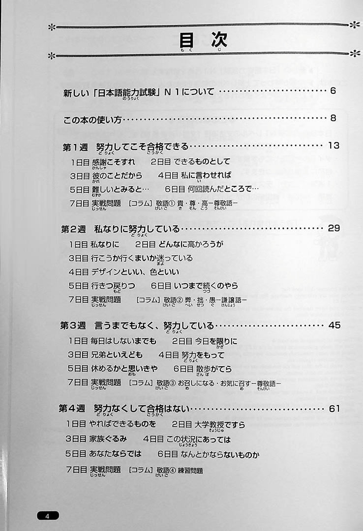 Nihongo So Matome JLPT N1 Vocabulary Page 4