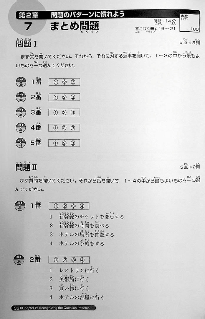 Nihongo So Matome JLPT N2 Listening Page 36