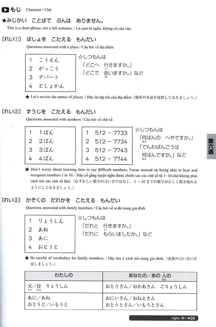 Nihongo So Matome N5 JLPT Page 99