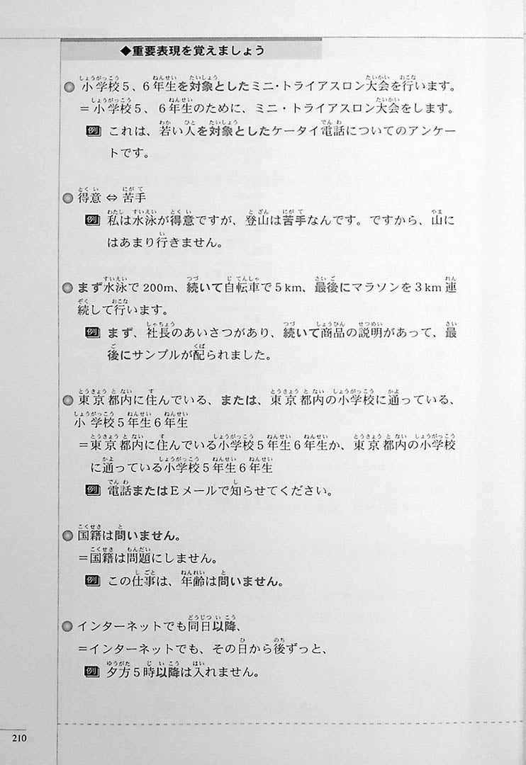 The Preparatory Course for the JLPT N3 Reading Page 210
