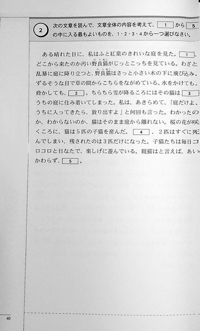 The Preparatory Course for the JLPT N2 Reading Page 40