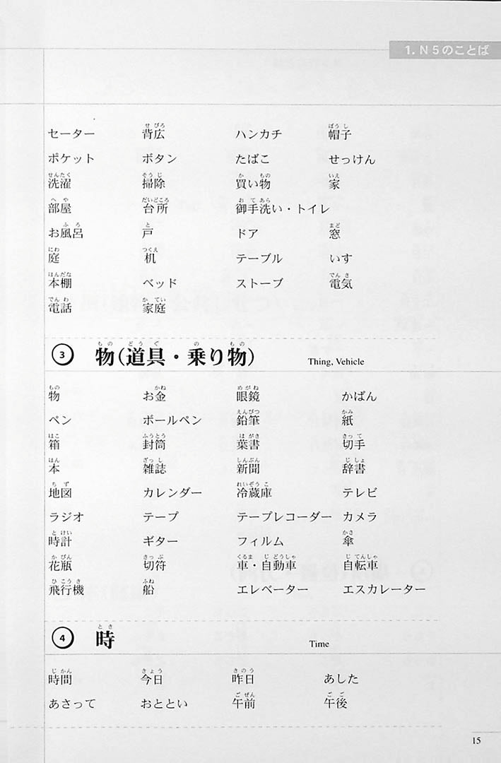 The Preparatory Course for the JLPT N5 Page 15