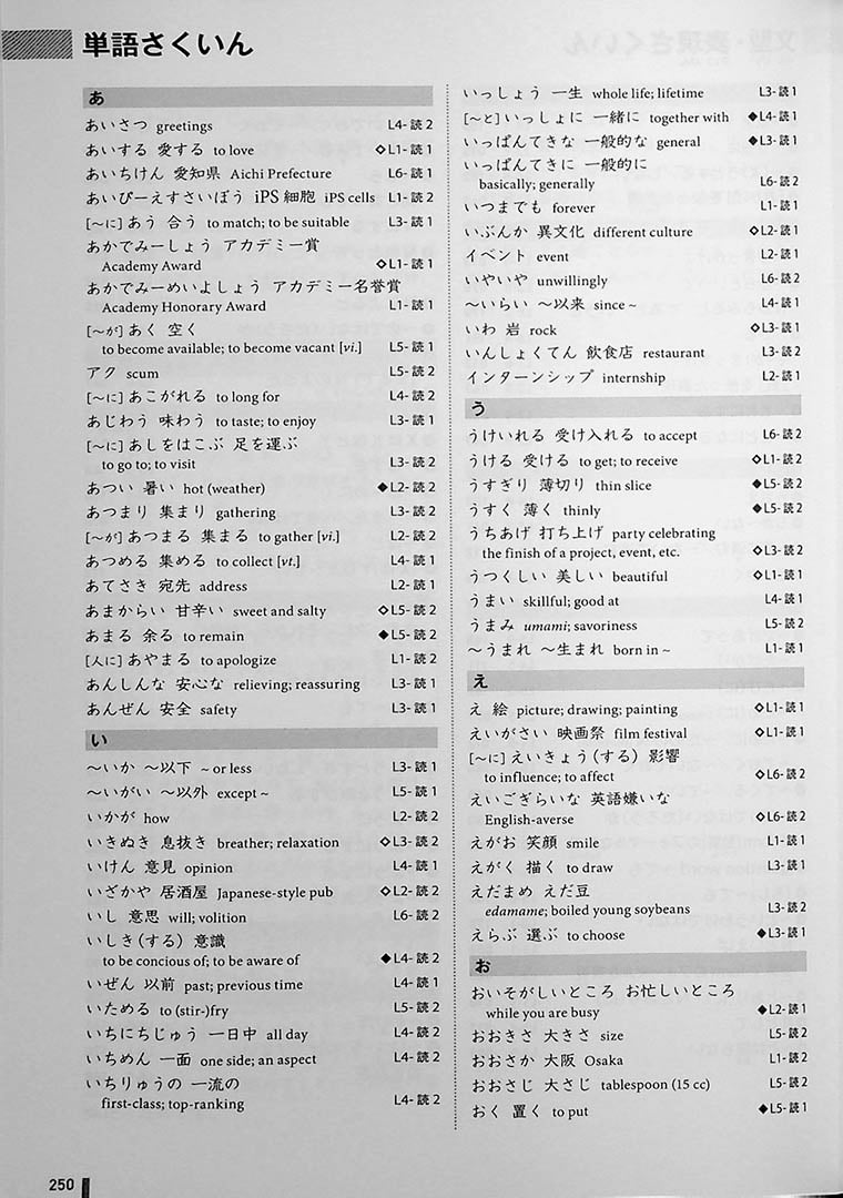 Quartet Intermediate Japanese Page 250