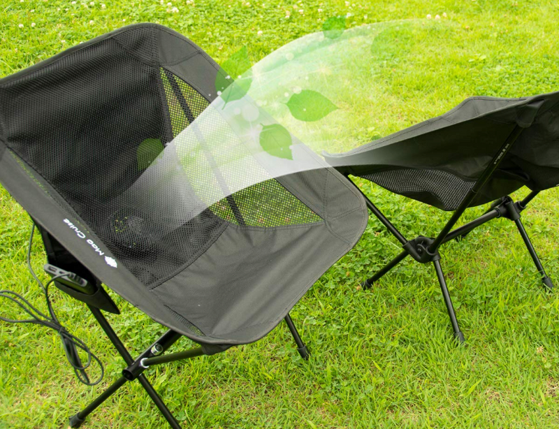 Fan Cooling Camping Chair