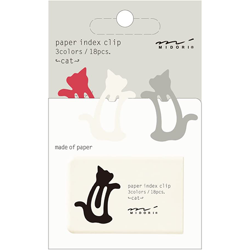 Midori Cute Paper Animal Index Clips