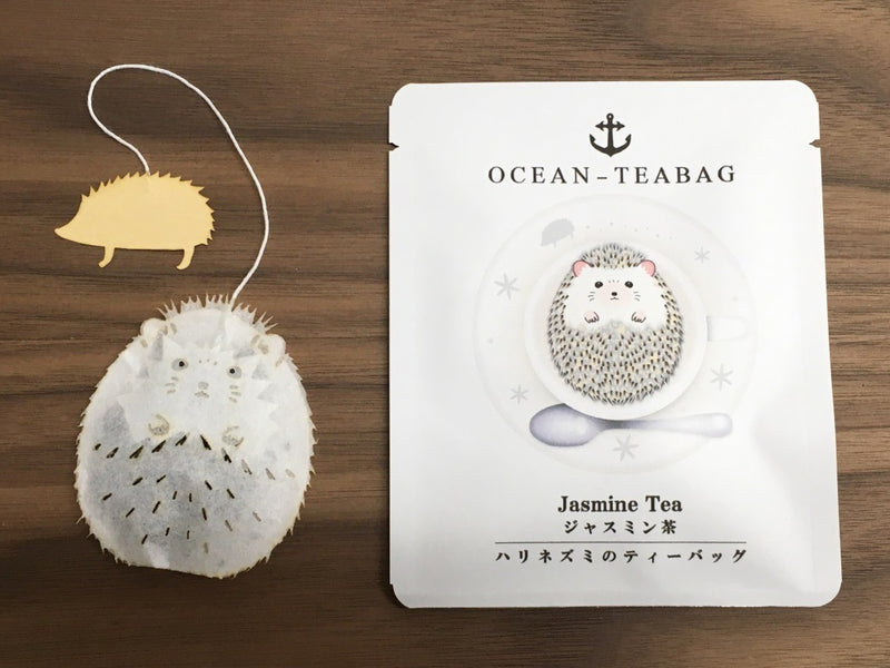 Floating Hedgehog Jasmine Tea By Ocean Tea bag