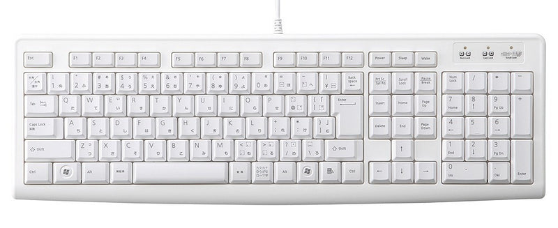 Elecom Japanese Keyboard - TK-FCM007: White - White Rabbit Japan Shop - 2