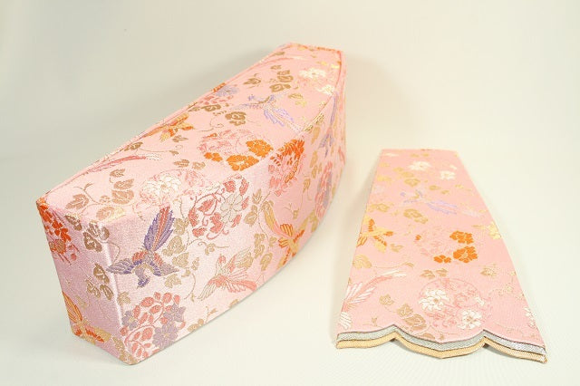 Pink Phoenix 13-String Koto Bridle Bag and Tail Cloth Set - CB-146