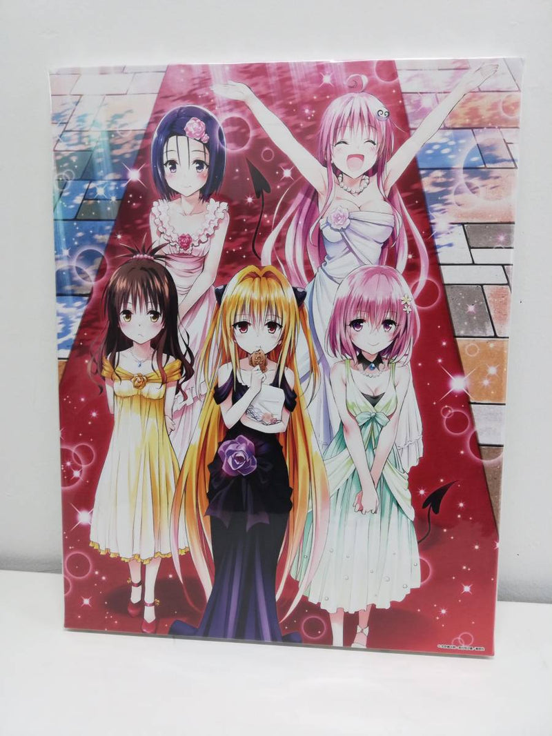 To LOVE-ru 15th Anniversary Canvas Art A - Featuring Lala, Yami, Mikan, Momo, Haruna