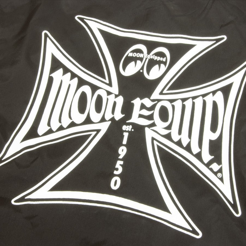Moon Eyes MOON Equipped Iron Cross Coach Jacket - Size L - Black