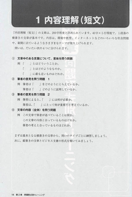 JLPT N1 Reading Thorough Training - White Rabbit Japan Shop - 2