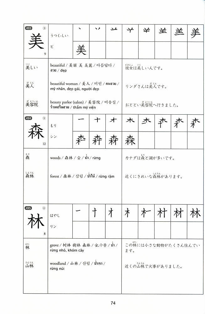 Kanji Practice in 15 Minutes a Day: Beginning and Early Intermediate Characters Book 2 - White Rabbit Japan Shop - 5