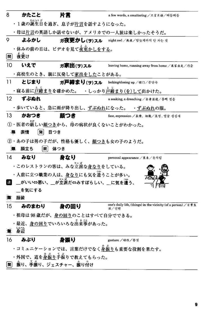 Mimi kara Oboeru: Mastering "Vocabulary" through Auditory Learning - New JLPT N1 - White Rabbit Japan Shop - 3