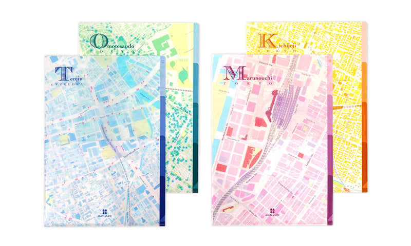 Japan Map File Folder (9 Maps Available)